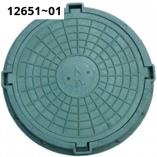 Люк полимерно-песчаный (полимерпесчаный) тип Л круглый, ПП d = 840мм