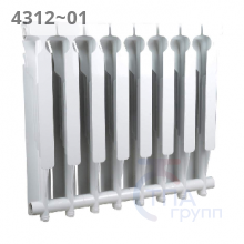 Радиатор секционный алюминиевый Ogint Delta Plus 350 - 12 секции 1236 Q, вт