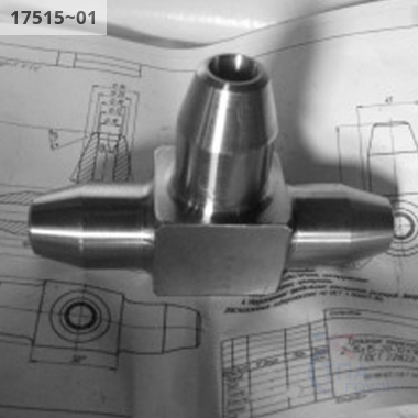 Тройник проходный для соединений трубопроводов по внутреннему конусу Ду36 DМ48х1,5 12Х18Н9Т ГОСТ 16058-70